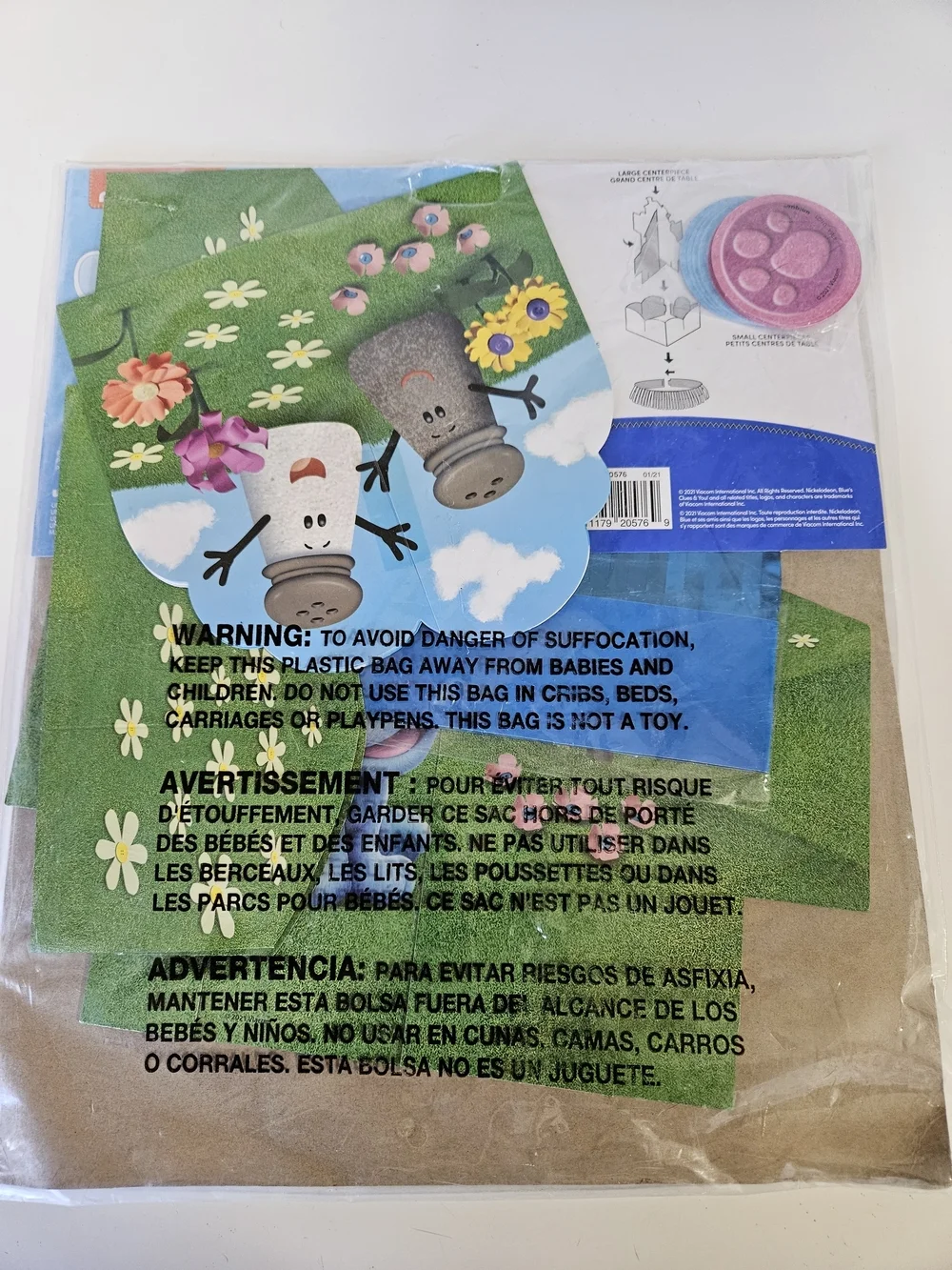 NEW Blue's Clues & You Table Decorating Kit Birthday Party Supplies Decorations